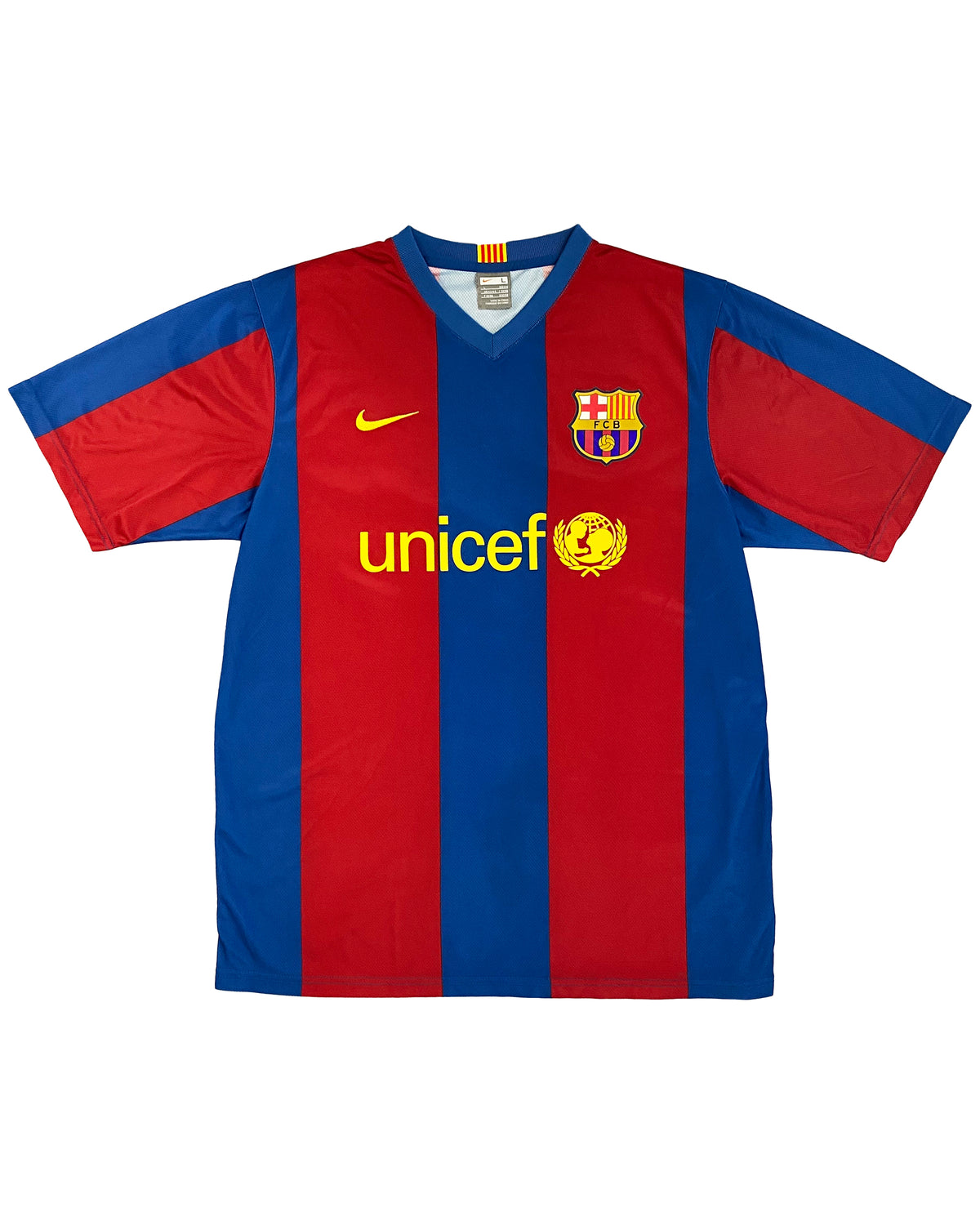 Barcelona - Home Shirt - 2007/08 - Size L