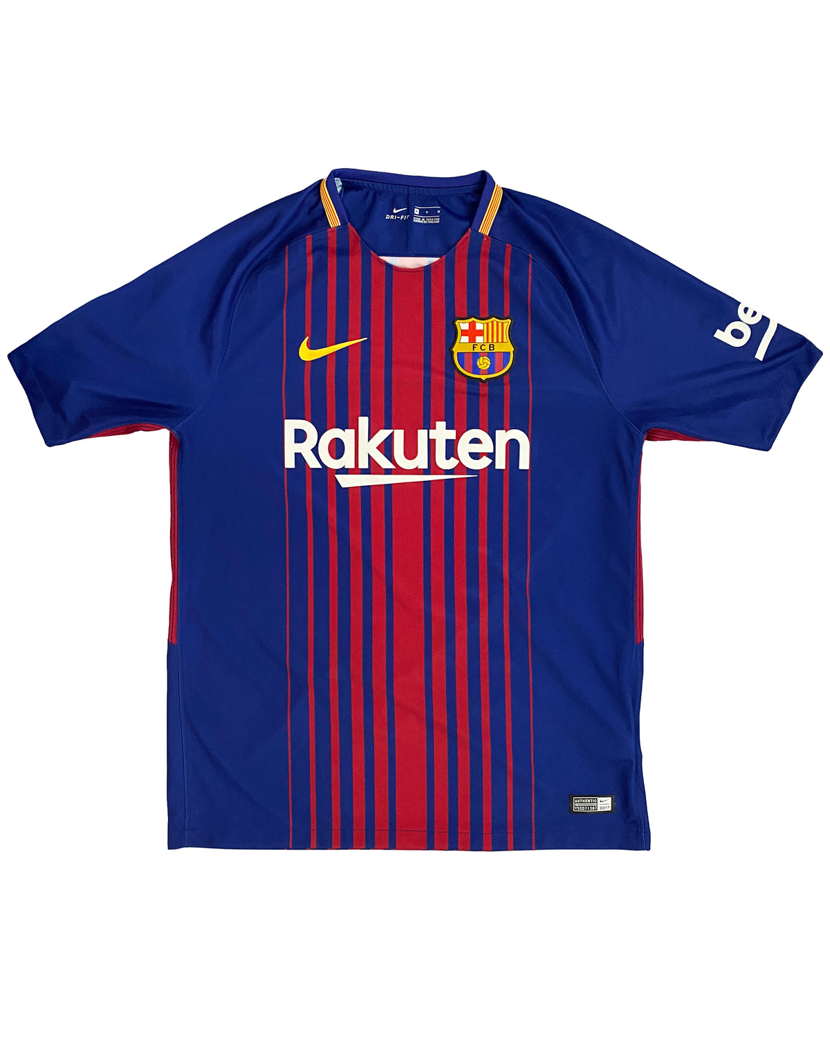 Barcelona - Home Shirt - 2017/18 - Size M