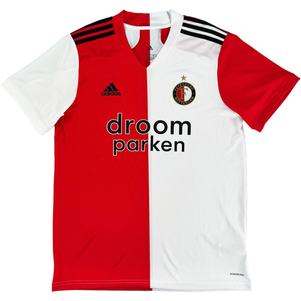 2020-21 Feyenoord Thuis Shirt - 10/10 - (L) - Oldschool Voetbalshirts