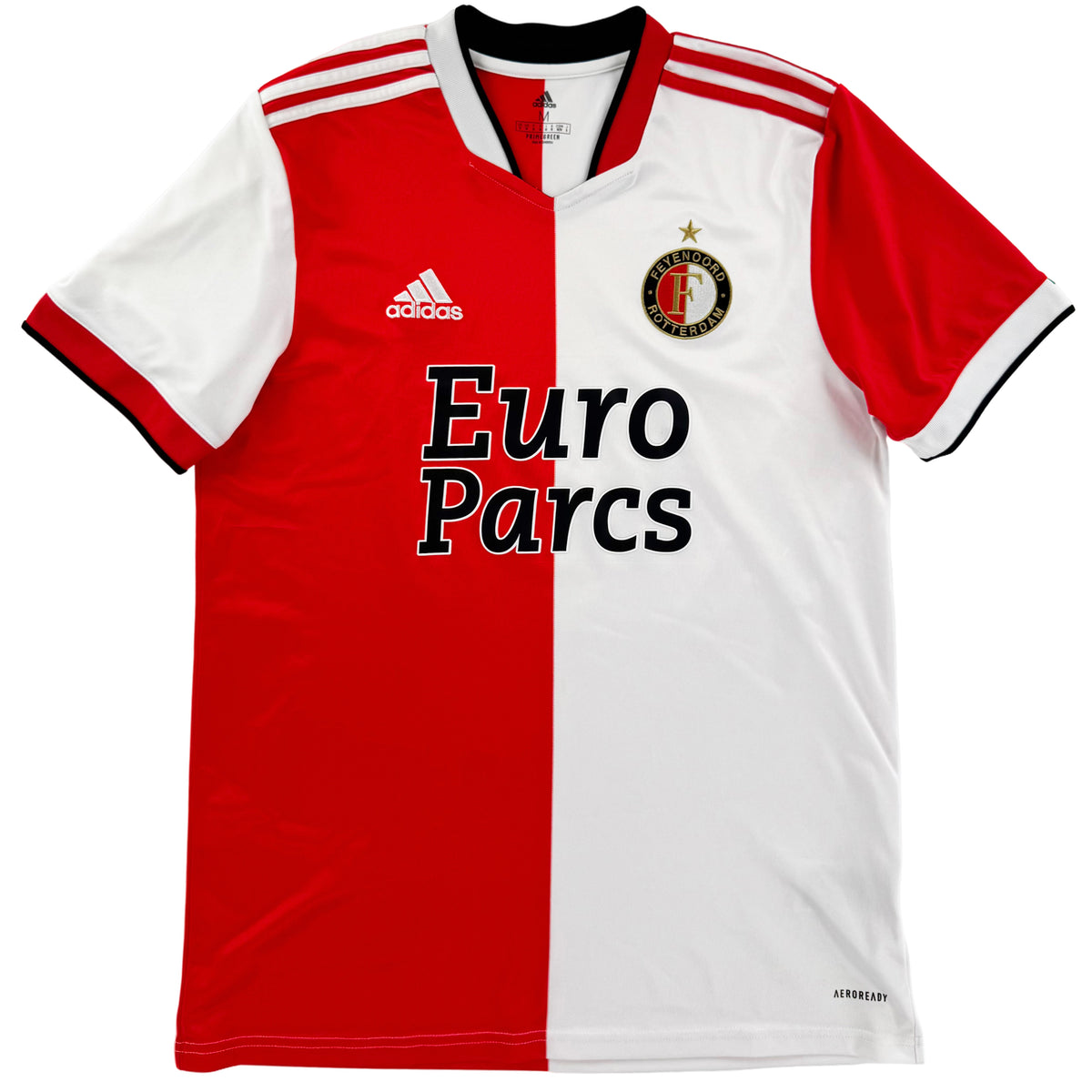 2021-22 Feyenoord Thuis Shirt - 9/10 - (M) - Oldschool Voetbalshirts