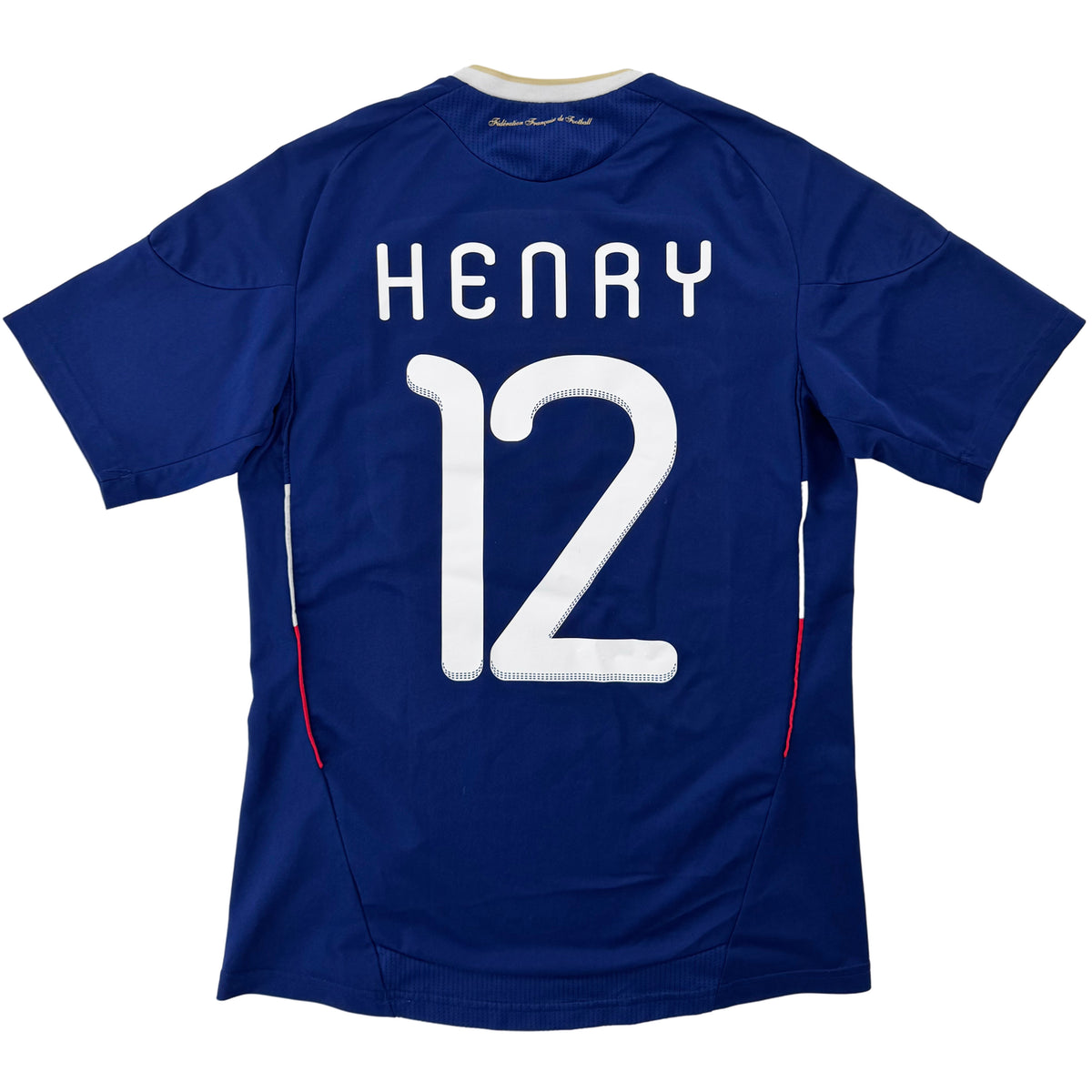 2010 Frankrijk WK Thuis Shirt Henry #12 - 9/10 - (S) - Oldschool Voetbalshirts