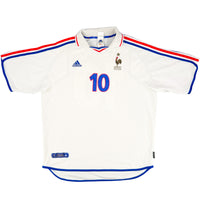 2000 Frankrijk EK Uit Shirt Zidane