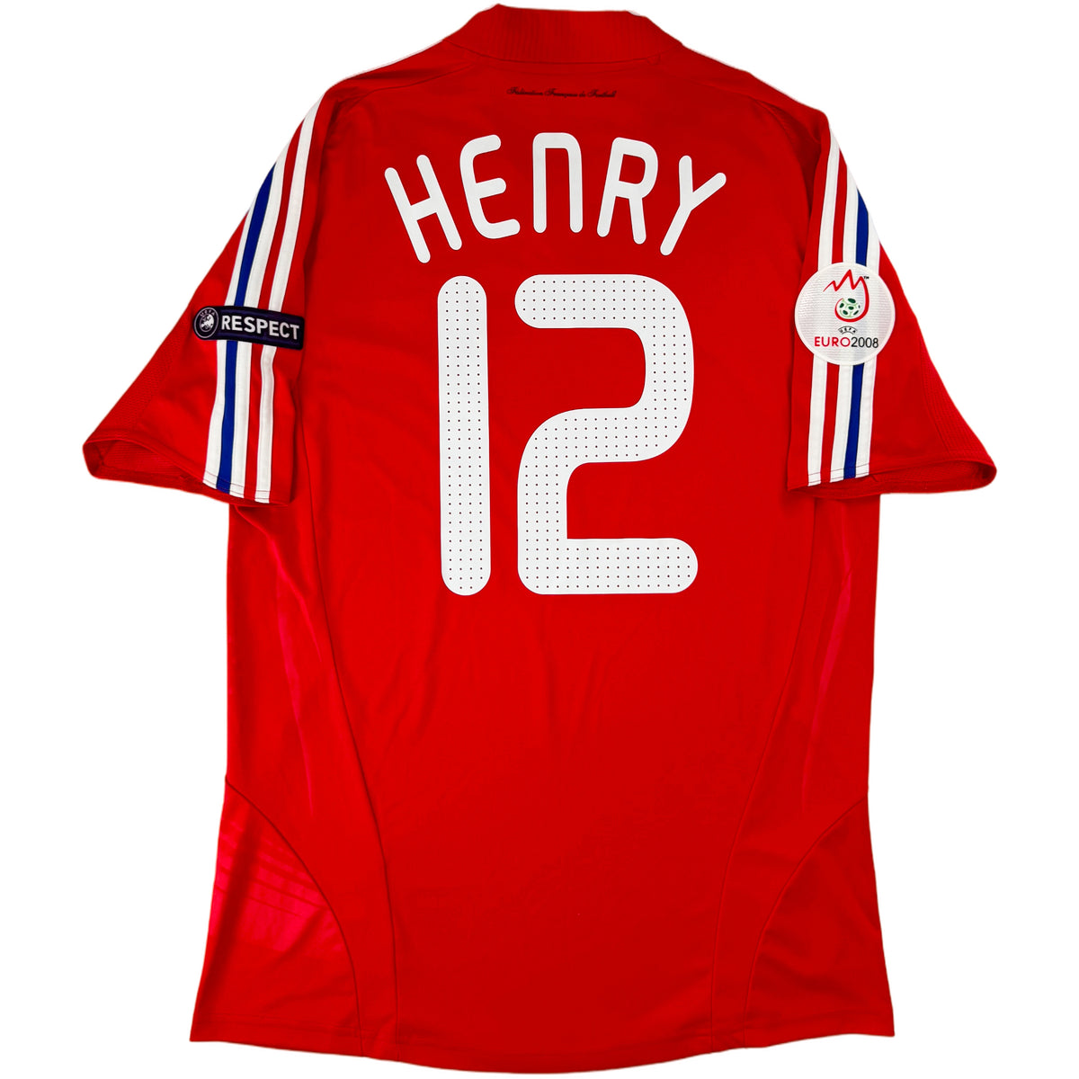 2008 Frankrijk EK Uit Shirt Henry - Oldschool Voetbalshirts