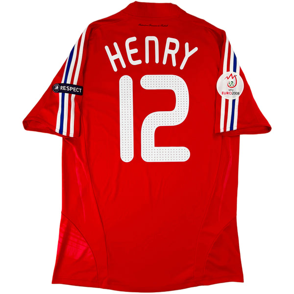 2008 Frankrijk EK Uit Shirt Henry - Oldschool Voetbalshirts