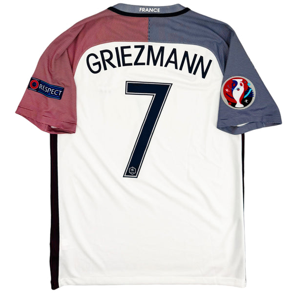 2016 Frankrijk EK Uit Shirt Griezmann - Oldschool Voetbalshirts