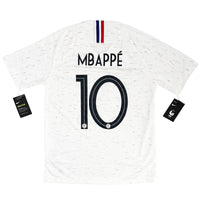 2018 Frankrijk WK Uit Shirt Mbappé - Oldschool Voetbalshirts