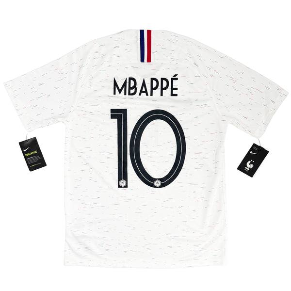 2018 Frankrijk WK Uit Shirt Mbappé - Oldschool Voetbalshirts