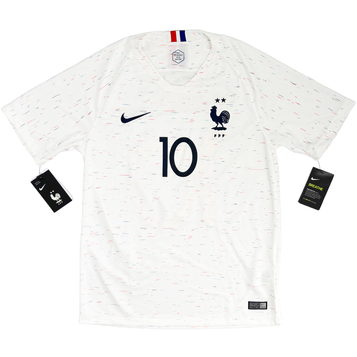 2018 Frankrijk WK Uit Shirt Mbappé - Oldschool Voetbalshirts