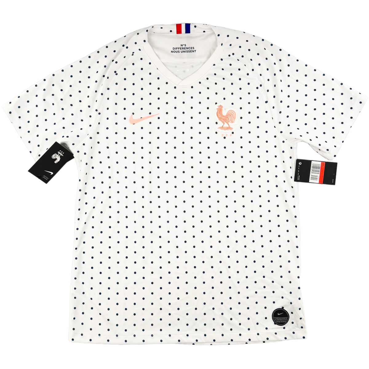 2019-20 Frankrijk Vrouwen Uit Shirt - Oldschool Voetbalshirts