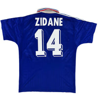 1994 Frankrijk WK Thuis Shirt Zidane - Oldschool Voetbalshirts