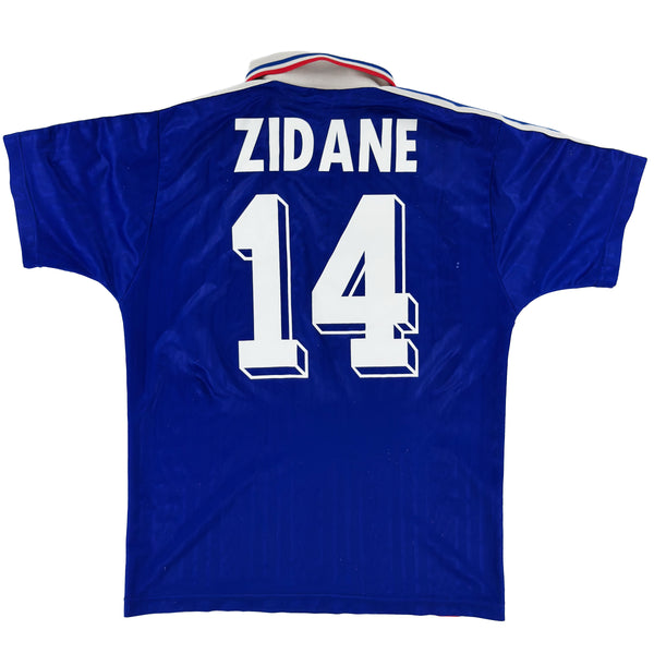 1994 Frankrijk WK Thuis Shirt Zidane - Oldschool Voetbalshirts