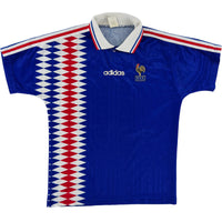 1994 Frankrijk WK Thuis Shirt Zidane - Oldschool Voetbalshirts