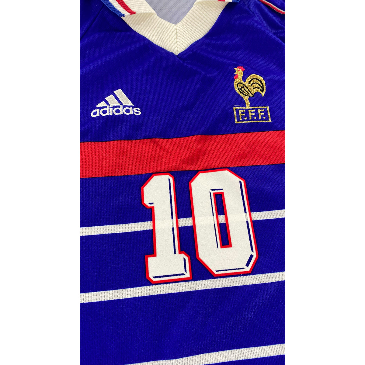 1998 Frankrijk WK Thuis Shirt Zidane - Oldschool Voetbalshirts