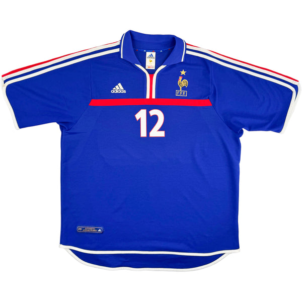 2000 Frankrijk EK Thuis Shirt Henry - Oldschool Voetbalshirts