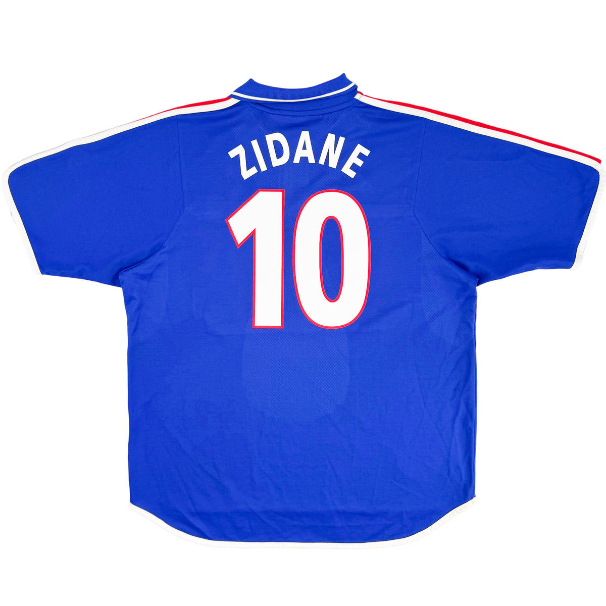 2000 Frankrijk EK Thuis Shirt Zidane - Oldschool Voetbalshirts