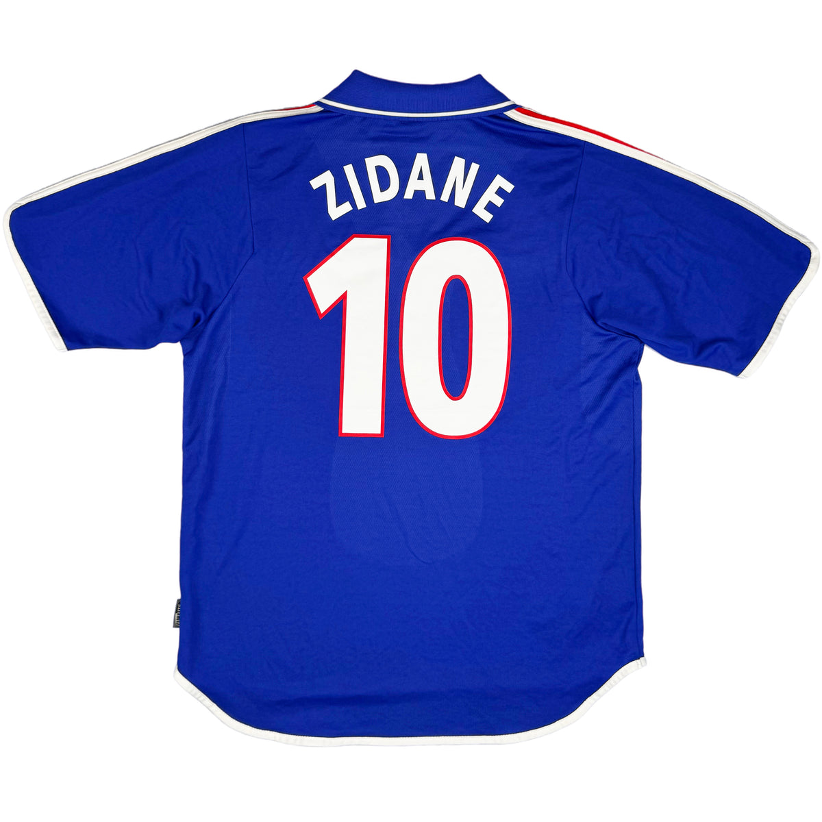2000 Frankrijk EK Thuis Shirt Zidane - Oldschool Voetbalshirts