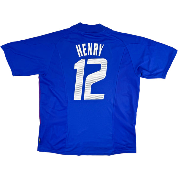 2002 Frankrijk WK Thuis Shirt Henry - Oldschool Voetbalshirts