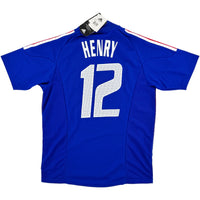 2002 Frankrijk WK Thuis Shirt Henry - Nieuw - (S) - Oldschool Voetbalshirts