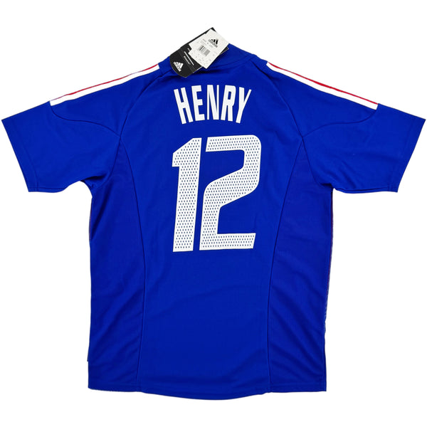 2002 Frankrijk WK Thuis Shirt Henry - Nieuw - (S) - Oldschool Voetbalshirts