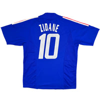 2002 Frankrijk WK Thuis Shirt Zidane - Oldschool Voetbalshirts