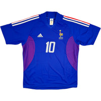 2002 Frankrijk WK Thuis Shirt Zidane - Oldschool Voetbalshirts