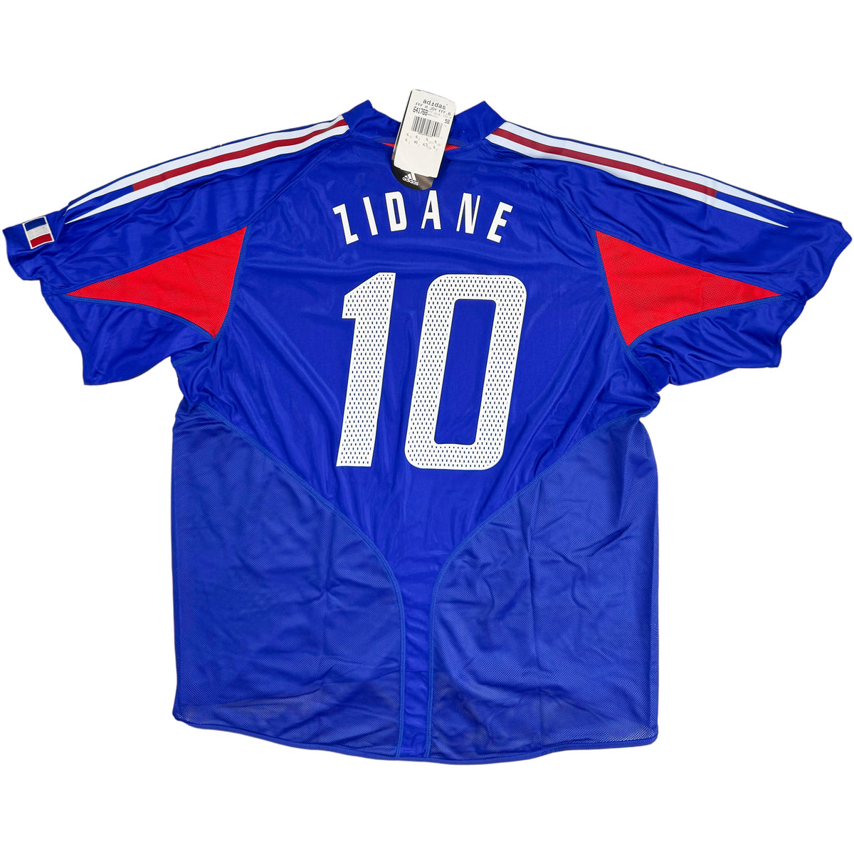 2004 Frankrijk EK Thuis Shirt Zidane - Oldschool Voetbalshirts