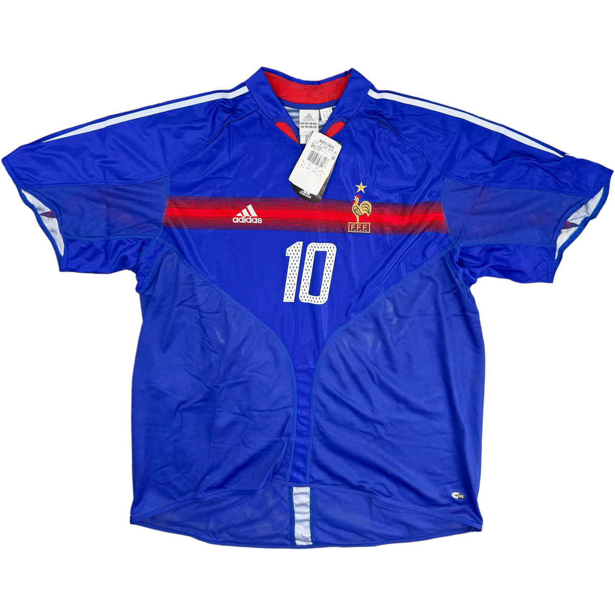 2004 Frankrijk EK Thuis Shirt Zidane - Oldschool Voetbalshirts