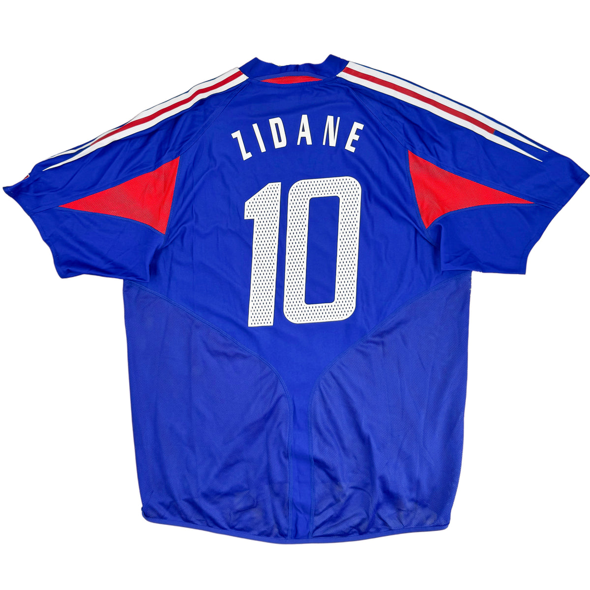 2004 Frankrijk EK Thuis Shirt Zidane - Oldschool Voetbalshirts