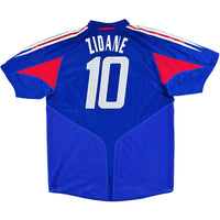2006 Frankrijk WK Thuis Shirt Zidane - Oldschool Voetbalshirts