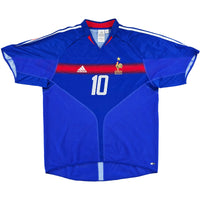2006 Frankrijk WK Thuis Shirt Zidane - Oldschool Voetbalshirts