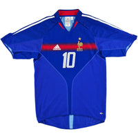 2006 Frankrijk WK Thuis Shirt Zidane - Oldschool Voetbalshirts