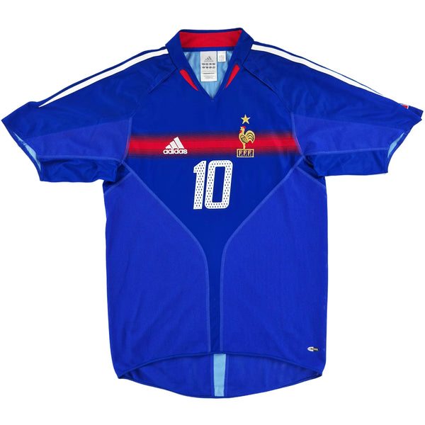 2006 Frankrijk WK Thuis Shirt Zidane - Oldschool Voetbalshirts