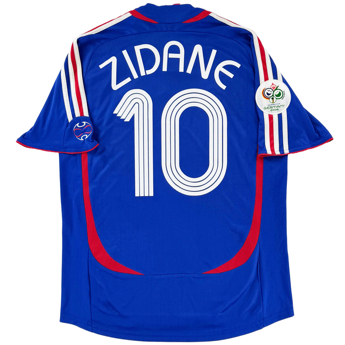 2006 Frankrijk WK Thuis Shirt Zidane - Oldschool Voetbalshirts