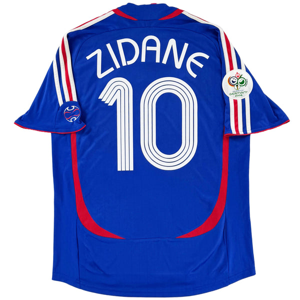 2006 Frankrijk WK Thuis Shirt Zidane - Oldschool Voetbalshirts