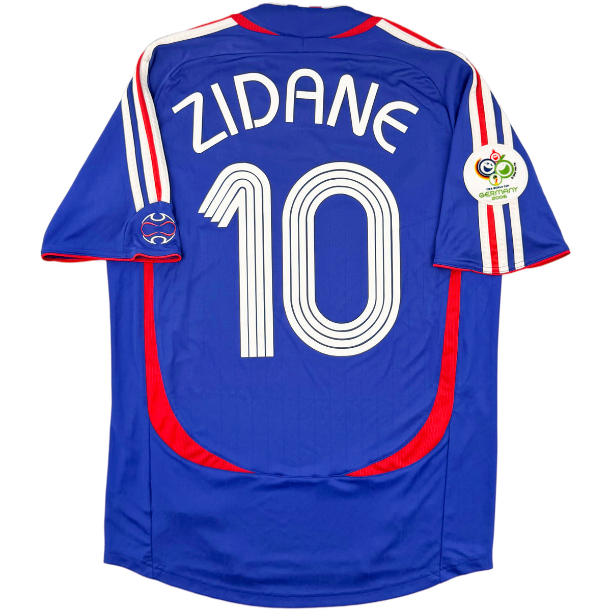 2006 Frankrijk WK Thuis Shirt Zidane - Oldschool Voetbalshirts