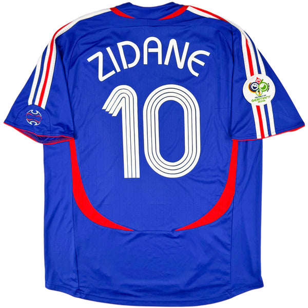 2006 Frankrijk WK Thuis Shirt Zidane - Oldschool Voetbalshirts