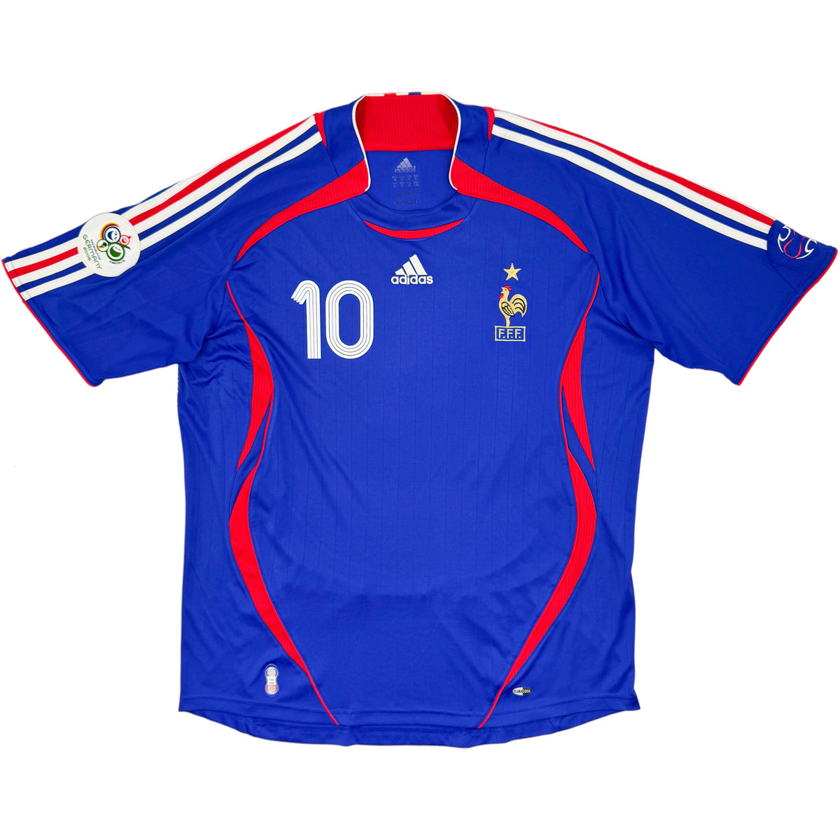 2006 Frankrijk WK Thuis Shirt Zidane - Oldschool Voetbalshirts