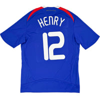 2008 Frankrijk EK Thuis Shirt Henry - Oldschool Voetbalshirts
