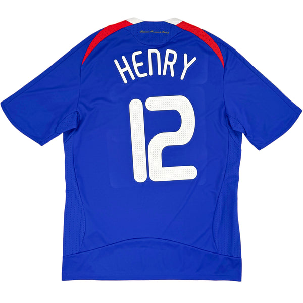 2008 Frankrijk EK Thuis Shirt Henry - Oldschool Voetbalshirts