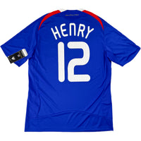 2008 Frankrijk EK Thuis Shirt Henry - Oldschool Voetbalshirts