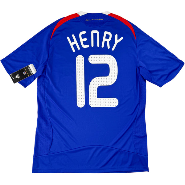 2008 Frankrijk EK Thuis Shirt Henry - Oldschool Voetbalshirts