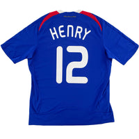 2008 Frankrijk EK Thuis Shirt Henry - Oldschool Voetbalshirts