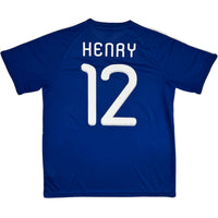 2010 Frankrijk WK Thuis Shirt Henry - Oldschool Voetbalshirts