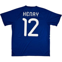 2010 Frankrijk WK Thuis Shirt Henry - Oldschool Voetbalshirts