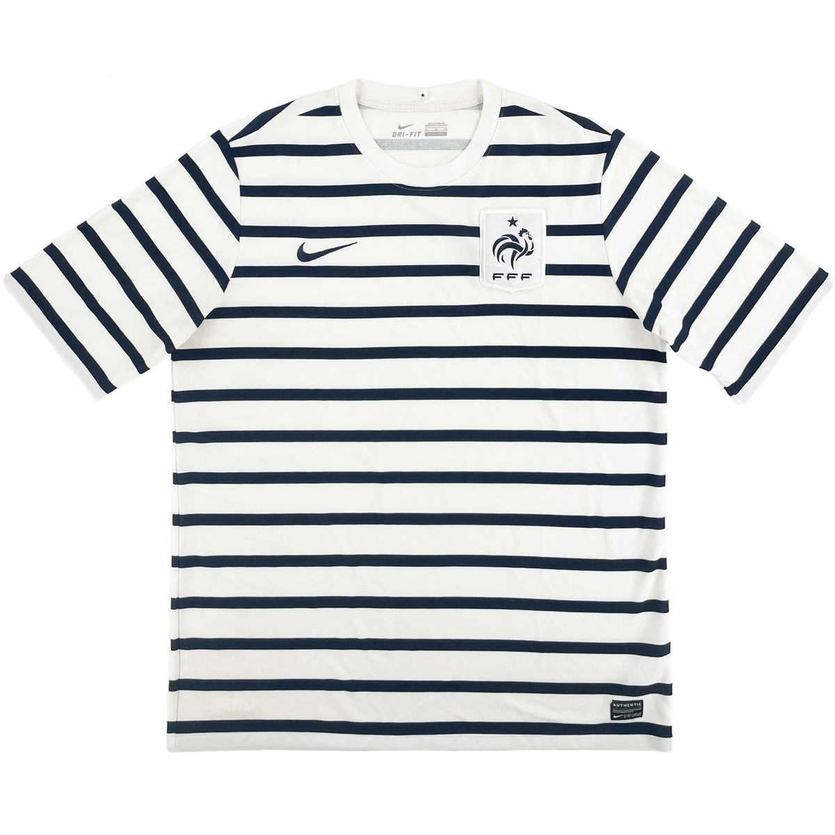 2011-12 Frankrijk Uit Shirt - 9/10 - (XL) - Oldschool Voetbalshirts