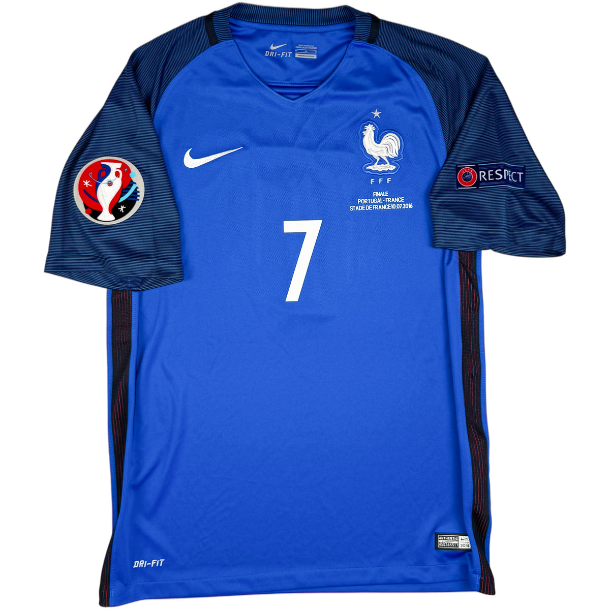 2016 Frankrijk EK Thuis Shirt Griezmann - Oldschool Voetbalshirts
