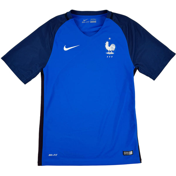 2016 Frankrijk EK Thuis Shirt - 10/10 - (S) - Oldschool Voetbalshirts