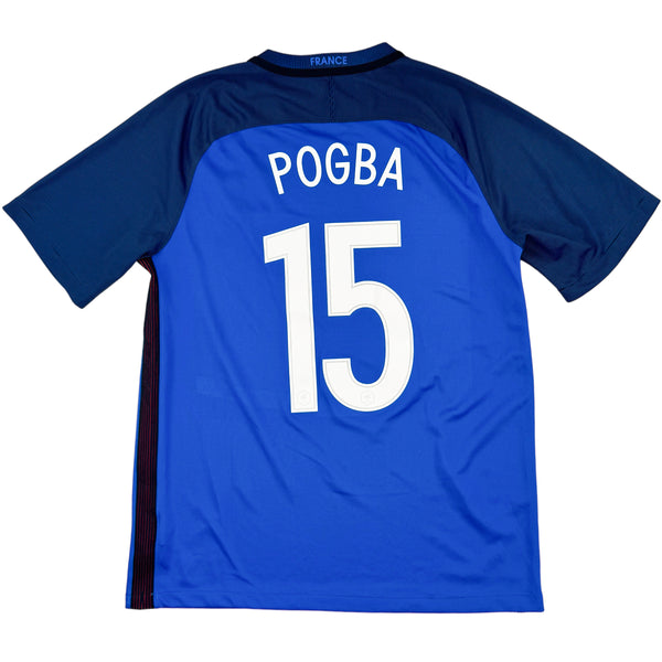 2016 Frankrijk EK Thuis Shirt Pogba - Oldschool Voetbalshirts