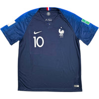 2018 Frankrijk WK Thuis Shirt Mbappé - Oldschool Voetbalshirts