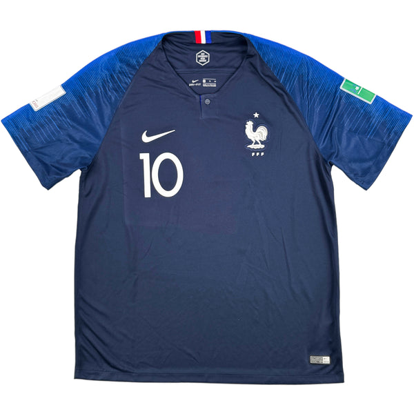 2018 Frankrijk WK Thuis Shirt Mbappé - Oldschool Voetbalshirts